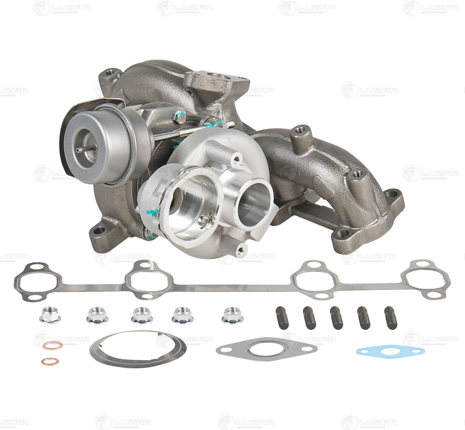 Турбокомпрессор VW TRANSPORTER T5 (03-) 1.9TDI (тип KP39A) Luzar. Артикул LAT 1807