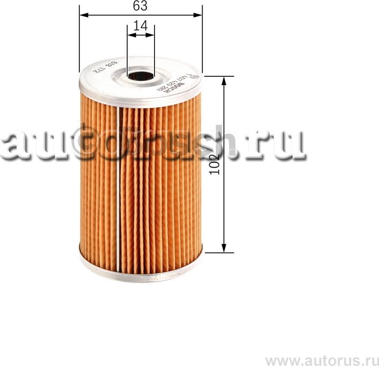 Фильтр топливный (Bosch). Артикул 1457429289