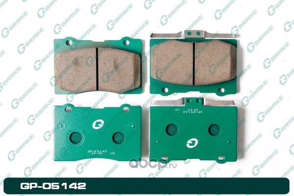 Колодки тормозные дисковые (G-Brake). Артикул GP05142