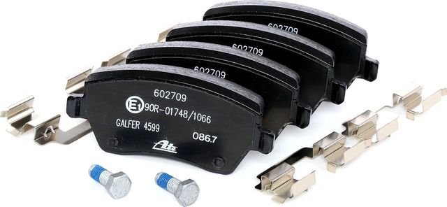 Тормозные колодки ATE передние для Lada Vesta I 2015-2026. Артикул 13.0460-2709.2