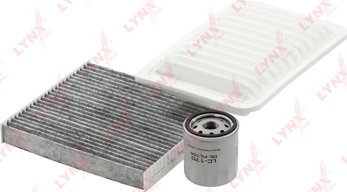 Комплект фильтров для ТО LYNXauto. Артикул LK-3063-1