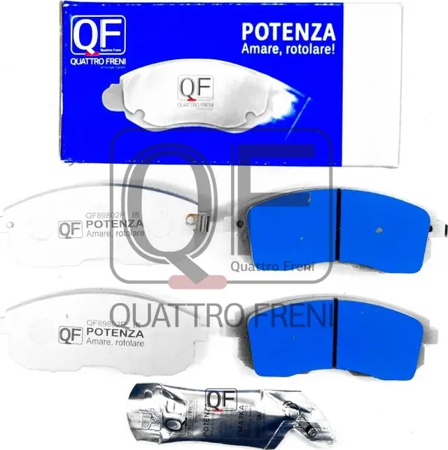 КОЛОДКИ ТОРМОЗНЫЕ FR (Quattro Freni). Артикул QF89802P