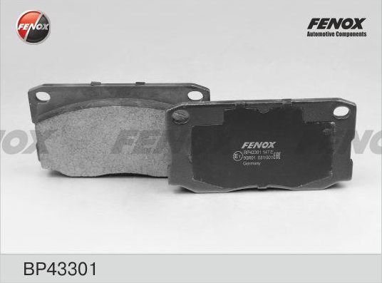 Тормозные колодки Fenox. Артикул BP43301