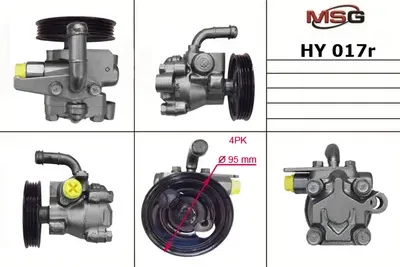 Насос ГУР восстановленный Hyundai Accent II 2000-2005, Hyundai Accent I 1994-200 (MSG). Артикул HY017R