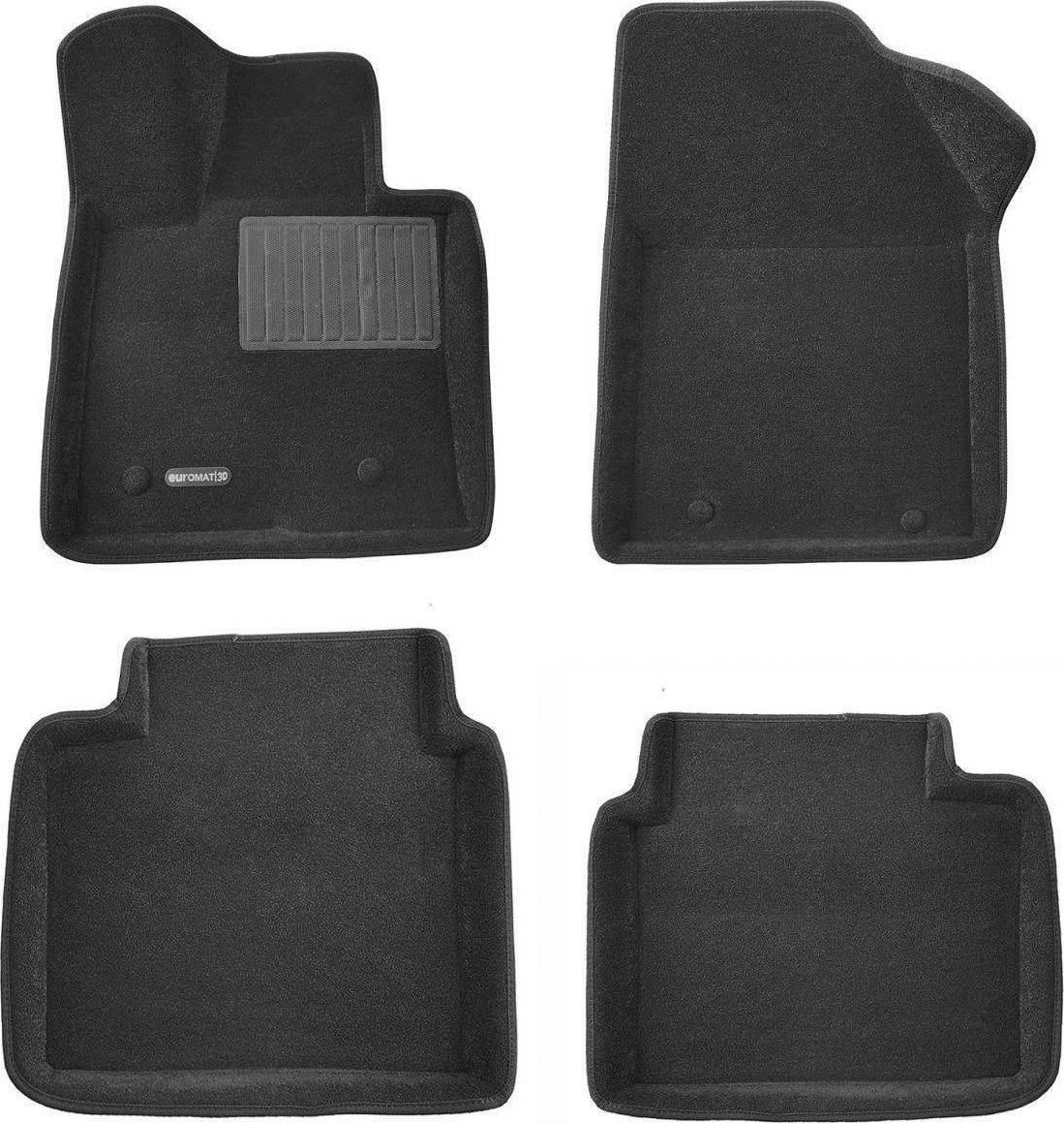 Коврики текстильные Euromat 3D Business для салона Zeekr X 2021-2026. Артикул EMC3D-005721
