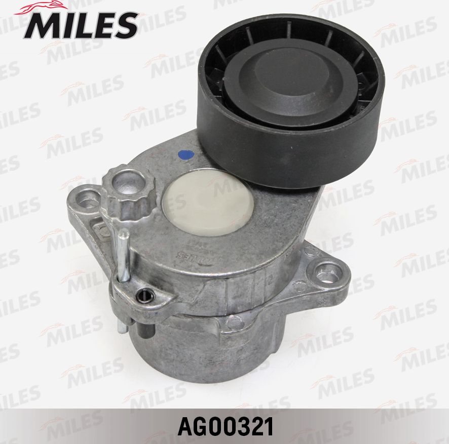 Натяжной ролик (натяжитель) приводного поликлинового ремня Miles. Артикул AG00321