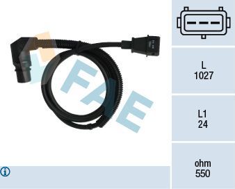 Датчик положения коленвала FAE для Opel Ascona C 1986-1988. Артикул 79044