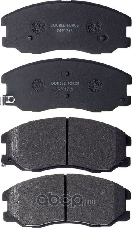 Колодки тормозные дисковые (Double Force) Double Force. Артикул DFP1715