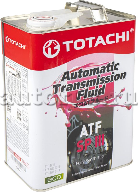 Масло трансмиссионное ATF SP III 4л (красный) TOTACHI. Артикул 20404