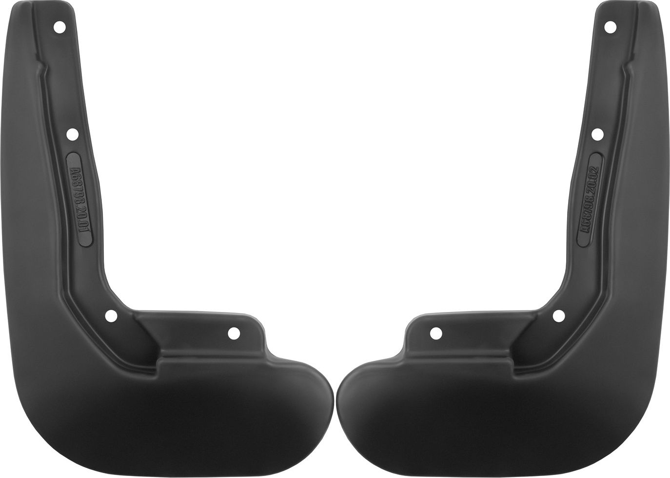 Брызговики REIN Стандарт задняя пара для Jetour X70 PLUS 2023-2026. Артикул REIN.A68797.E3