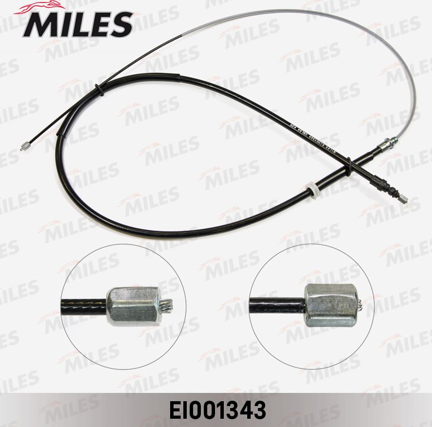 Трос ручника (тросик ручного тормоза) Miles. Артикул EI001343