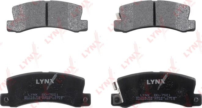 Тормозные колодки LYNXauto. Артикул BD-7521