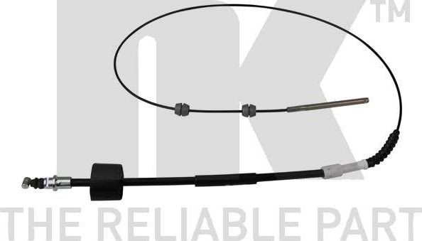 Трос ручника (тросик ручного тормоза) NK. Артикул 9045108
