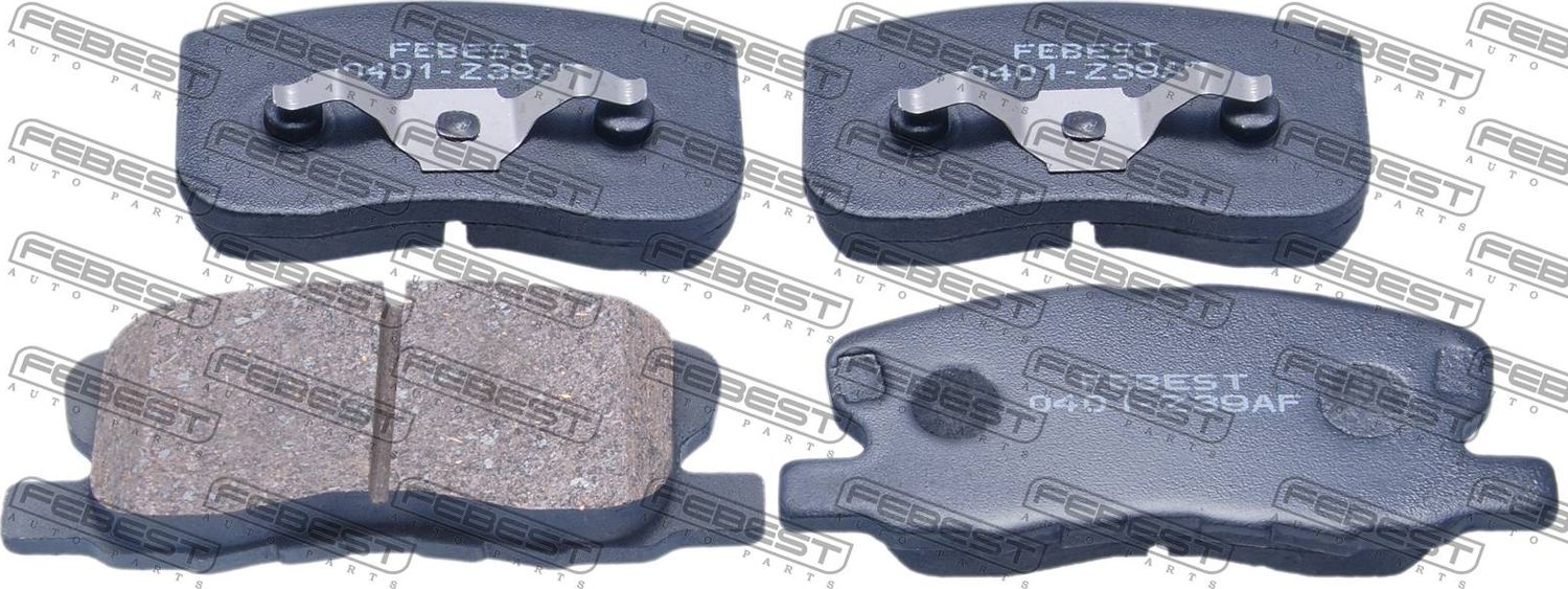 Тормозные колодки Febest. Артикул 0401-Z39AF