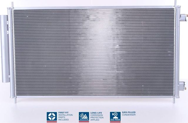 Радиатор кондиционера (конденсатор) Nissens (алюминий). Артикул 940163