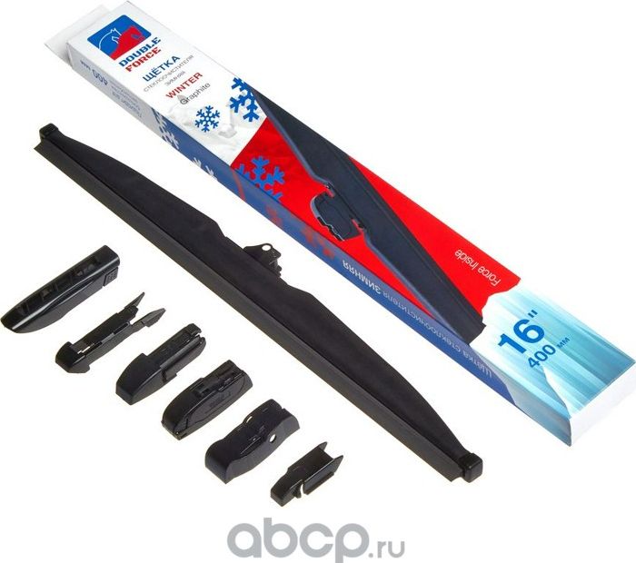 ЩЕТКА СТЕКЛООЧИСТИТЕЛЯ ЗИМНЯЯ DOUBLE FORCE 400 ММ 16 ) Double Force. Артикул DFW16