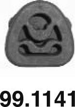 Кронштейн глушителя Asso (резина). Артикул 99.1141