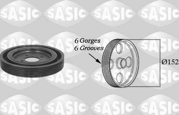 Шкив коленвала Sasic. Артикул 5150Q60