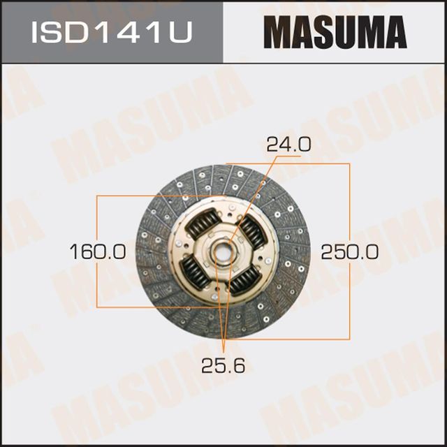 Диск сцепления Masuma для Nissan Terrano II 1996-2007. Артикул ISD141U