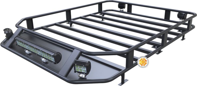 Багажник экспедиционный Podgotoffka 1900х1100х120 мм со стальной площадкой и креплением в штатные места для Great Wall Hover H3. Артикул PGT-B.88.02