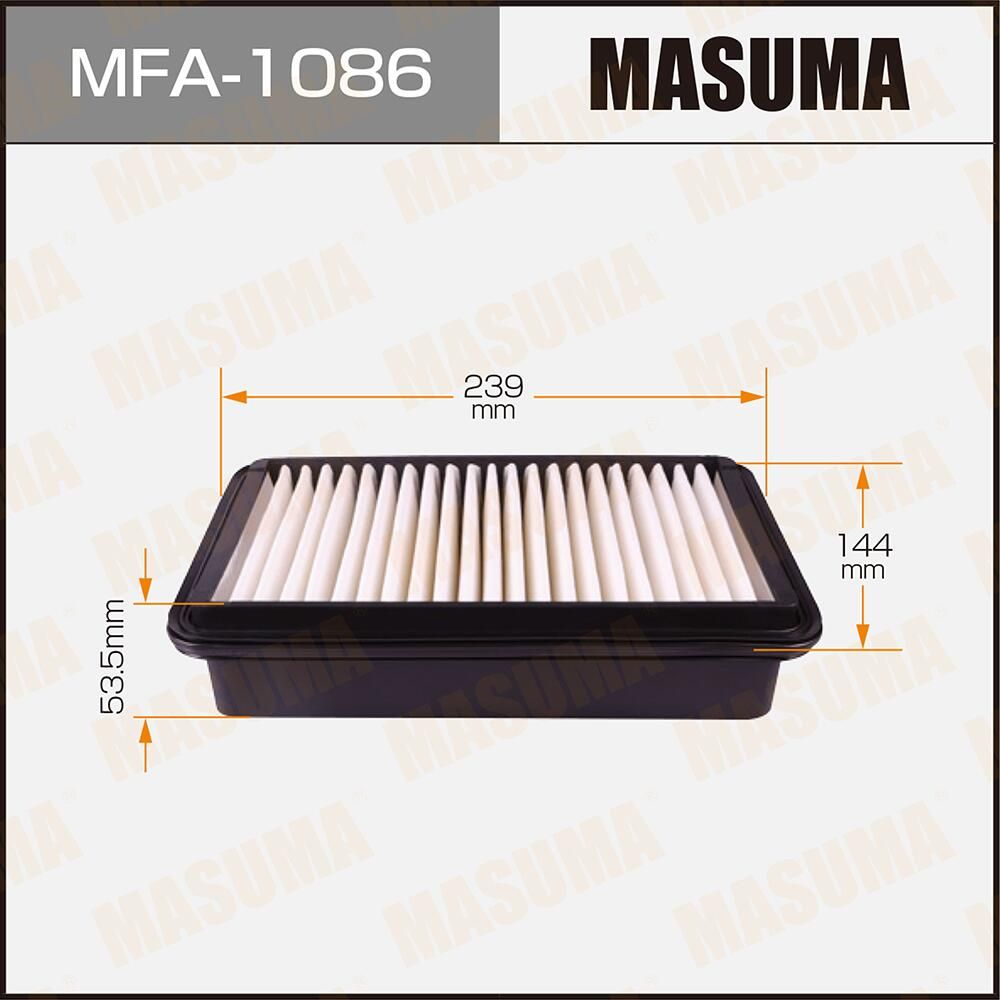 Воздушный фильтр Masuma. Артикул MFA-1086