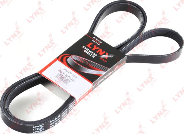 Приводной ремень поликлиновой LYNXauto для Audi S8 I (D2) 1996-2002. Артикул 6PK2680
