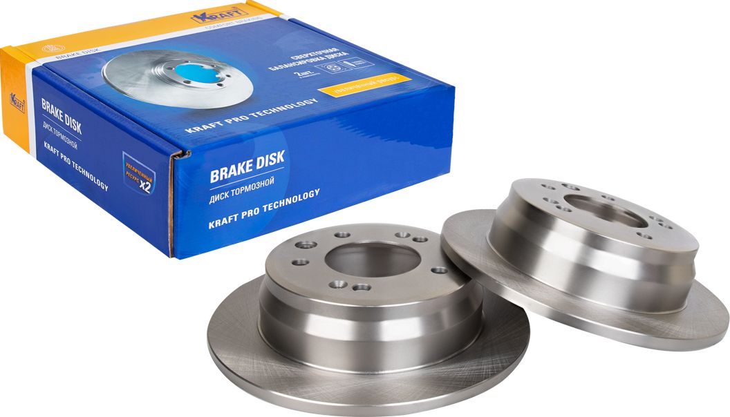 Диск тормозной задний (Kraft). Артикул KT016076