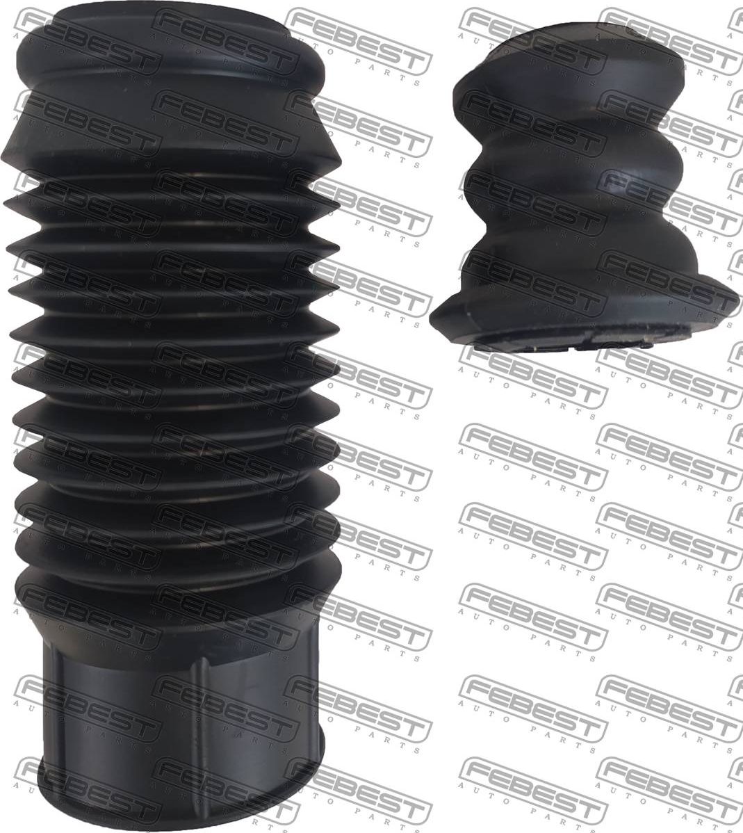 Комплект отбойников и пыльников амортизаторов (стоек) Febest (резина). Артикул TSHB-14-PL