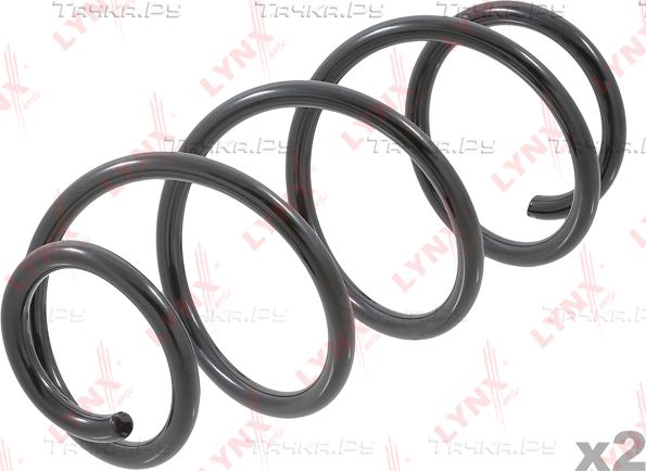 Пружина подвески LYNXauto передняя для Skoda Rapid I 2012-2019. Артикул SC-2102