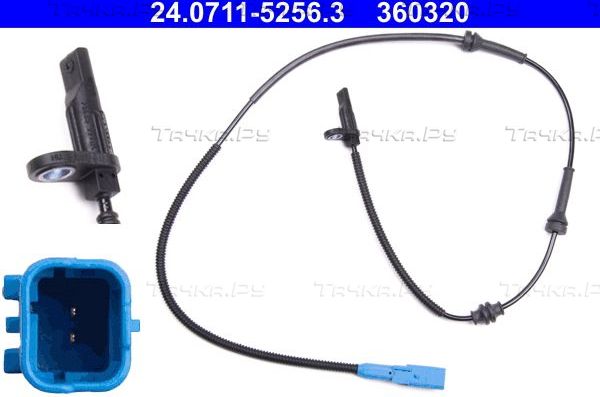Датчик ABS ATE передний для Citroen C3 Picasso I 2009-2017. Артикул 24.0711-5256.3