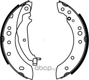 Тормозные колодки Mitsubishi задние для Mitsubishi Colt VI (Z20/Z30) 2004-2012. Артикул MN186120