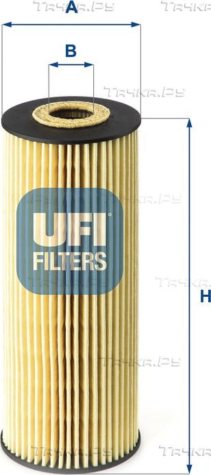 Масляный фильтр UFI для ТагАЗ Tager 2008-2014. Артикул 25.162.00