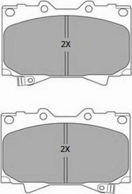 Тормозные колодки Fremax. Артикул FBP-1804