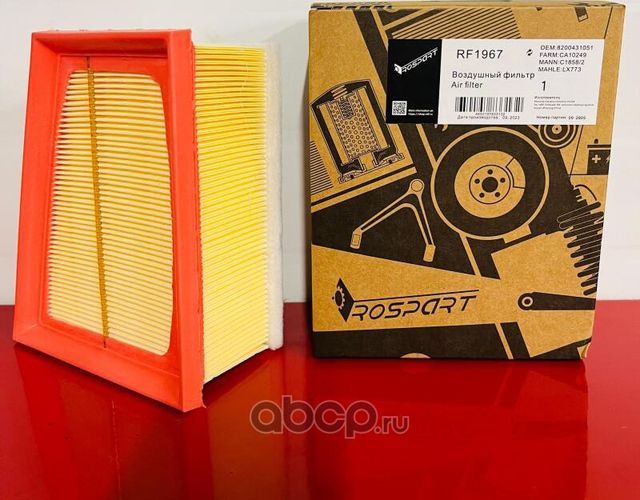 ФИЛЬТР ВОЗДУШНЫЙ (Rospart). Артикул RF1967