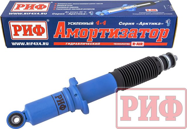 Амортизатор РИФ Арктика (R-AIR) усиленный передний для Toyota 4Runner III 1996-2003. Лифт 45 мм. Артикул PLT244