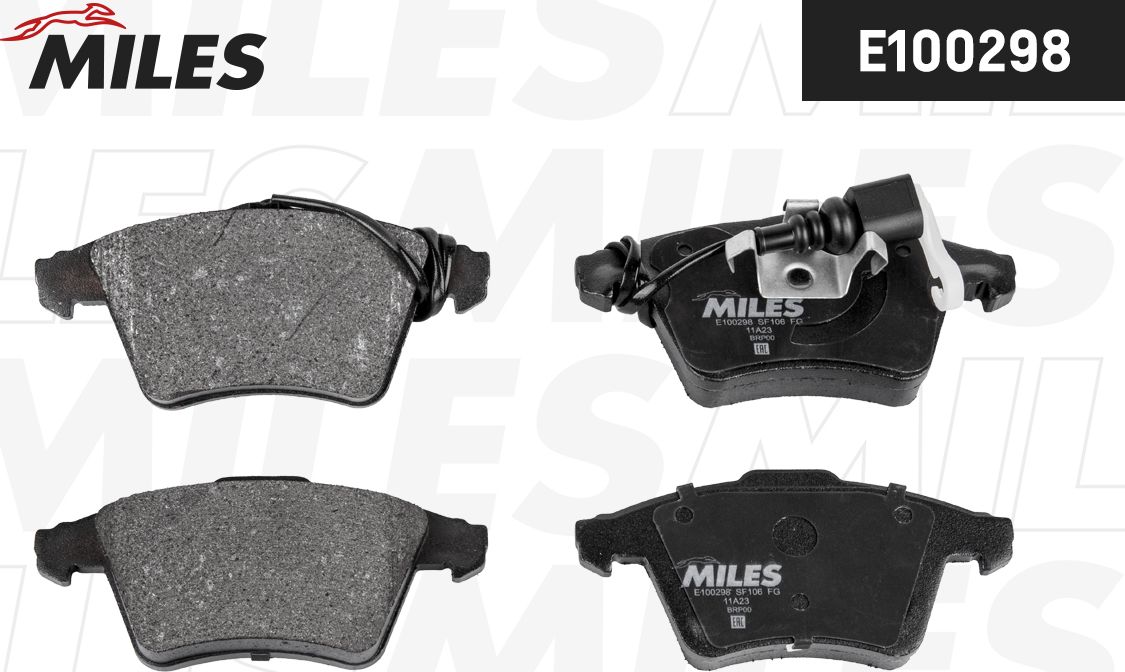 Тормозные колодки Miles (Semi-Metallic). Артикул E100298