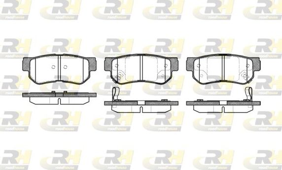 Тормозные колодки RoadHouse задние для Hafei Saibao 2005-2009. Артикул 2746.02