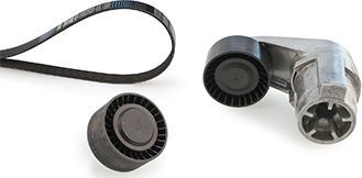 Приводной ремень поликлиновой с роликами (комплект) Gates Micro-V® Kit для Alpina B3 F30 2013-2017. Артикул K018PK1392HD