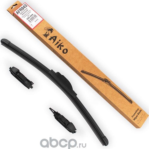 Щётка стеклоочистителя 430 мм (бескаркасная) (Aiko). Артикул AFR043