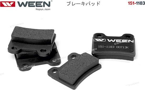 Тормозные колодки WEEN задние для Ford Orion III 1990-1993. Артикул 151-1183