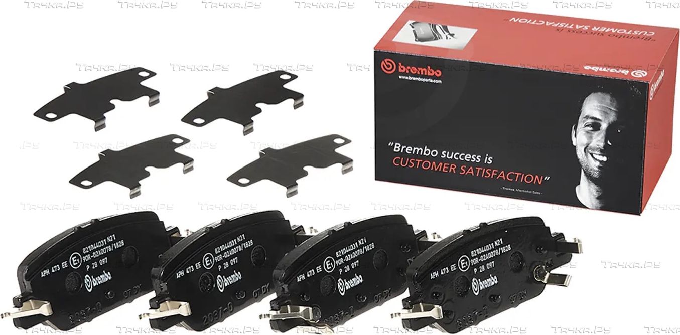 Тормозные колодки Brembo PRIME LINE задние для Honda CR-V V 2016-2026. Артикул P 28 097