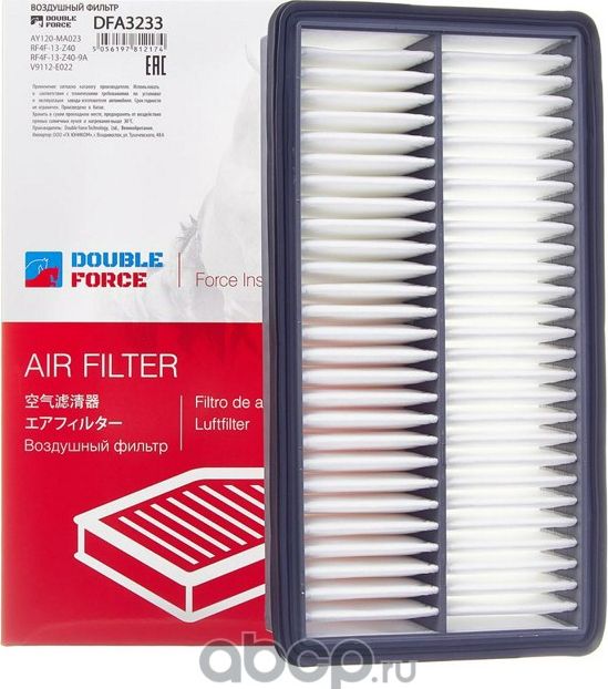 Фильтр воздушный DOUBLEFORCE (Double Force). Артикул DFA3233