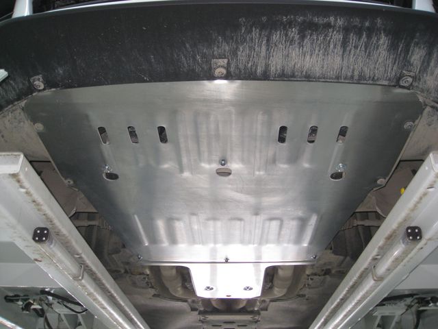 Защита алюминиевая Alfeco для картера и КПП Porsche Panamera II 2016-2026. Артикул ALF.50.06 AL4