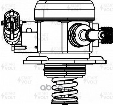 Топливный насос высокого давления (ТНВД) StartVOLT для Hyundai Tucson III 2019-2025. Артикул HPFP 061
