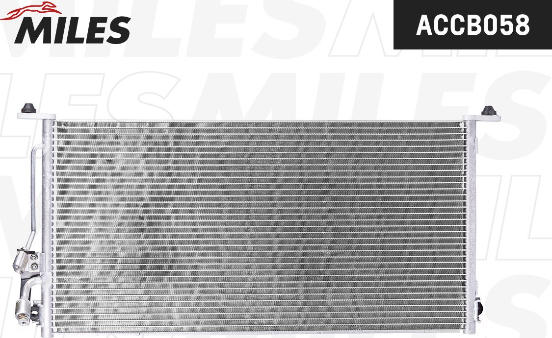 Радиатор кондиционера (конденсатор) Miles (алюминий). Артикул ACCB058
