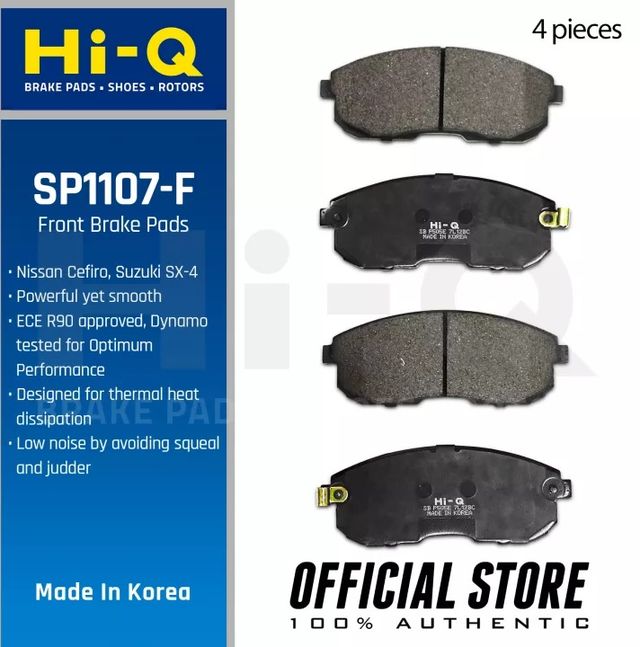 Тормозные колодки Sangsin Hi-Q передние для Nissan Juke I 2010-2019. Артикул SP1107-F