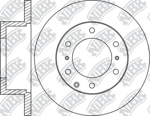 Тормозной диск NiBK. Артикул RN1119