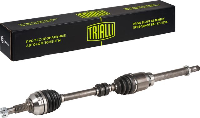 Полуось (привод в сборе, приводной вал) Trialli передняя правая для Nissan Qashqai I 2007-2013. Артикул AR 1412
