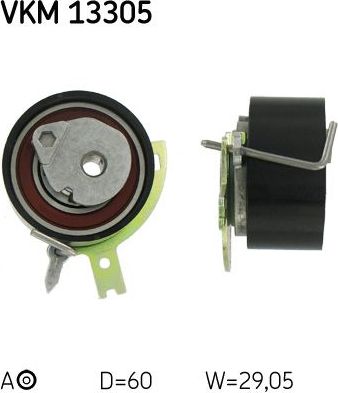 Натяжной ролик (натяжитель) ремня ГРМ SKF. Артикул VKM 13305