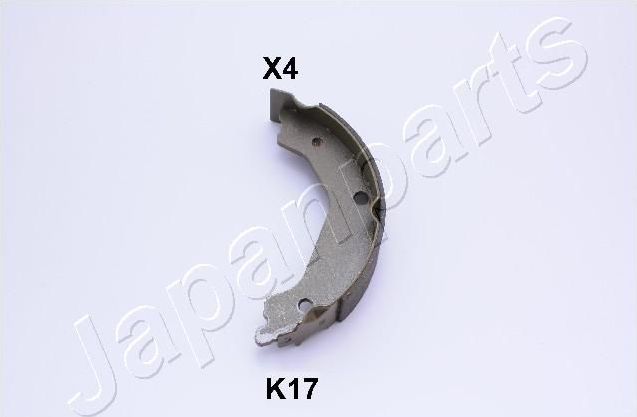 Тормозные колодки (стояночная тормозная система) Japanparts. Артикул GF-K17AF